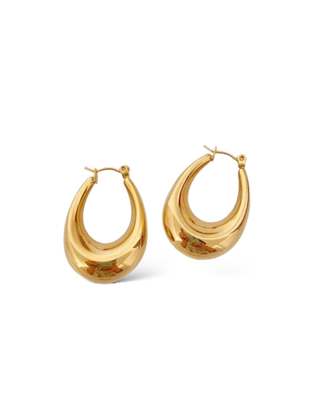 Tear Drop Hoops