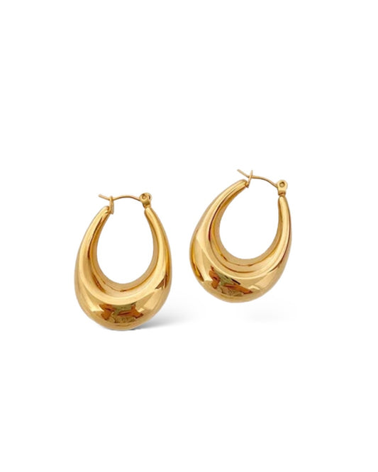 Tear Drop Hoops