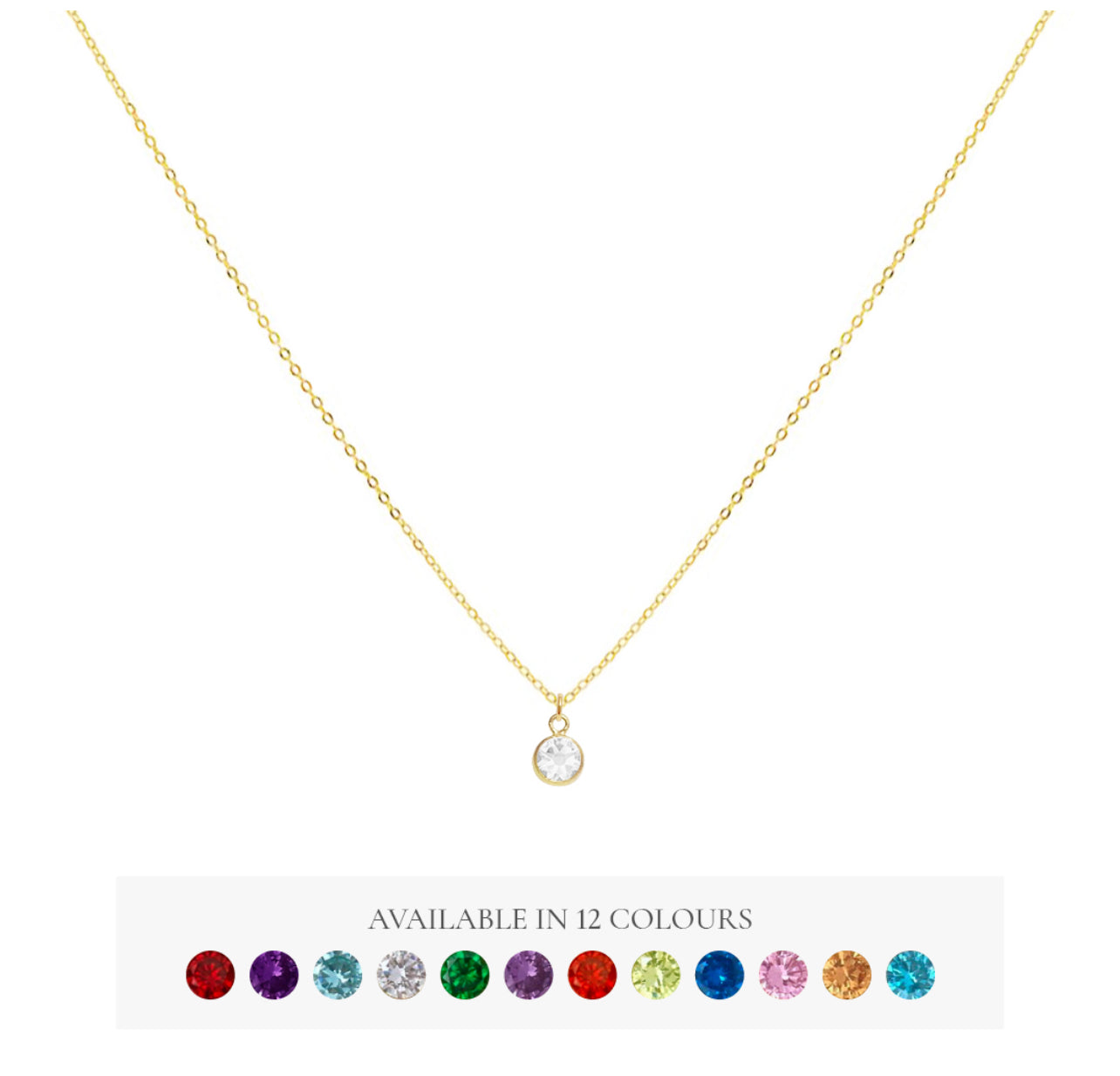 Birthstone Necklace