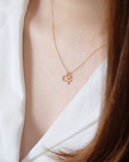 Dainty Duo Initials Necklace