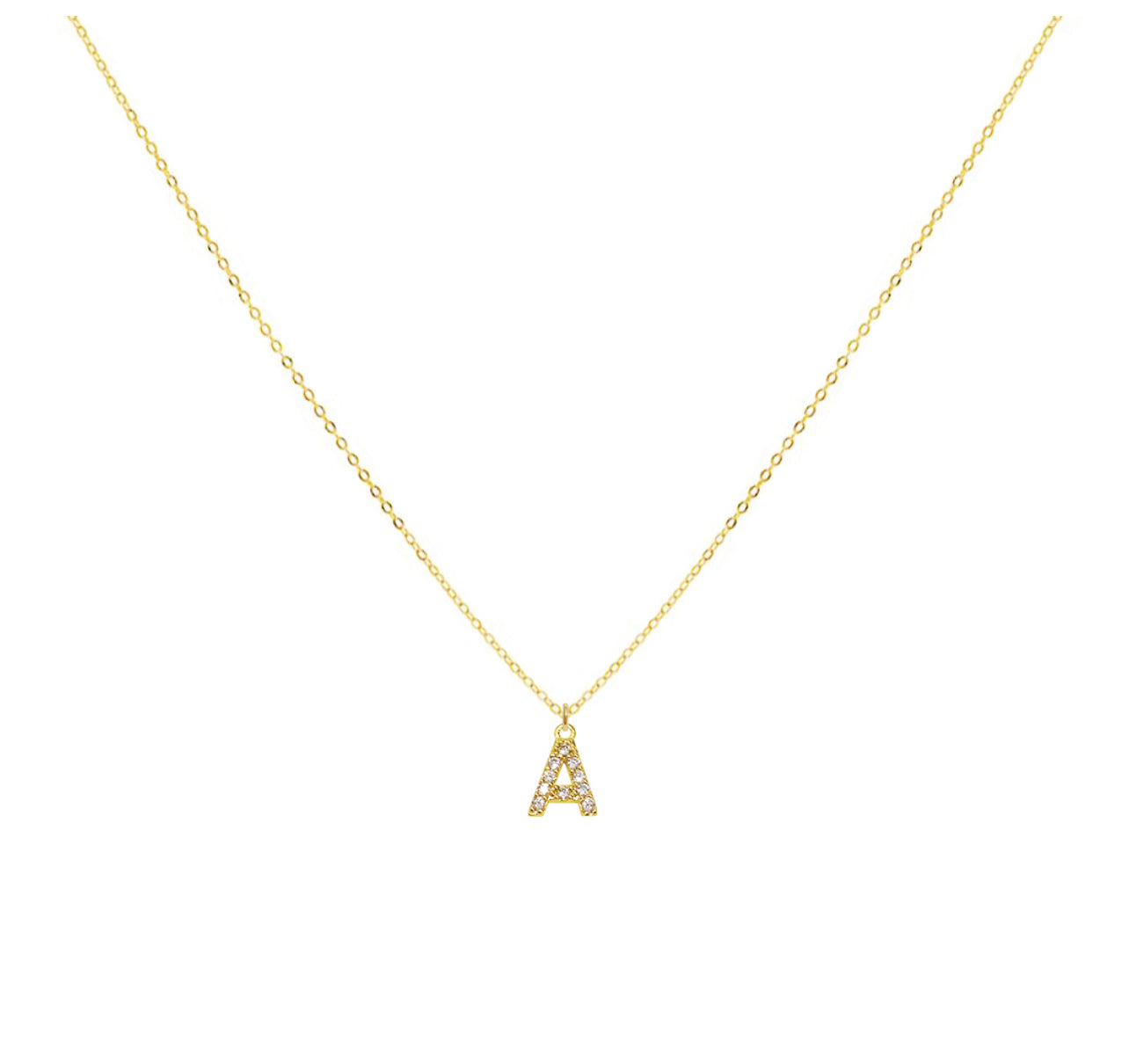 Dainty Initial Necklace