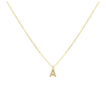 Dainty Initial Necklace