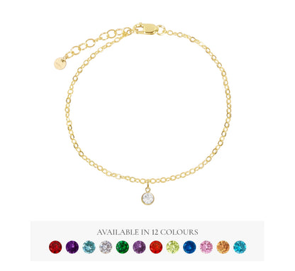 Dainty Birthstone Bracelet